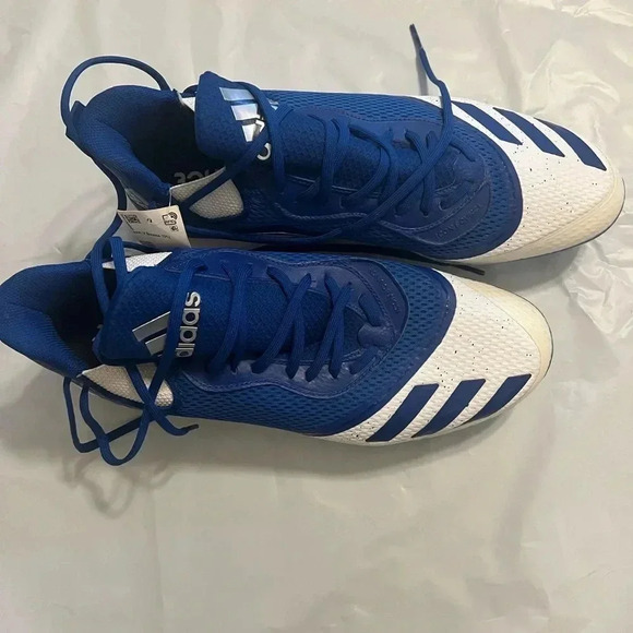 Adidas ICON V BOUNCE Baseball Cleats BLUE Men’s Size 13.5 - Picture 8 of 11